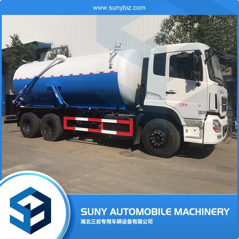 Vacuum Sewage Tank 18 Cbm Trucks Sewage Fecal Vacuum Truck