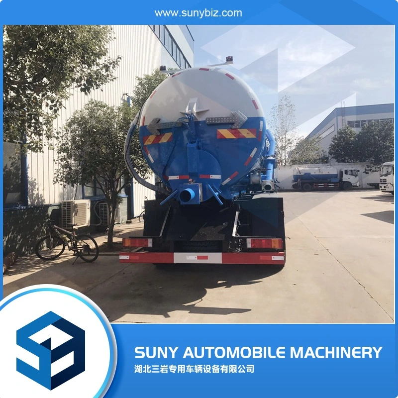 Vacuum Sewage Tank 18 Cbm Trucks Sewage Fecal Vacuum Truck